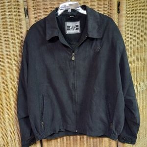 DESTINATIONS American Idenity Men's Navy Blue Bomber Jacket Size XL